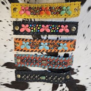 Kurtmen Swarovski Crystal Snap Cuffs, Lot Of 5!